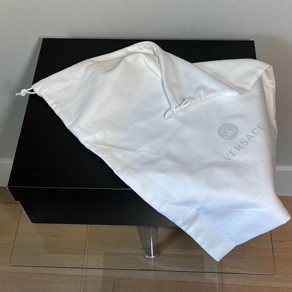 As see on Dua Lipa VERSACE WEDGE PLATFORM SANDALS - Picture 10 of 13